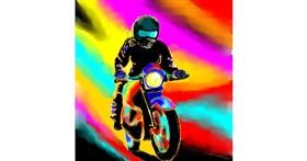 Drawing of Motorbike by hatts
