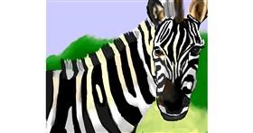 Drawing of Zebra by IThinkWereDoomed