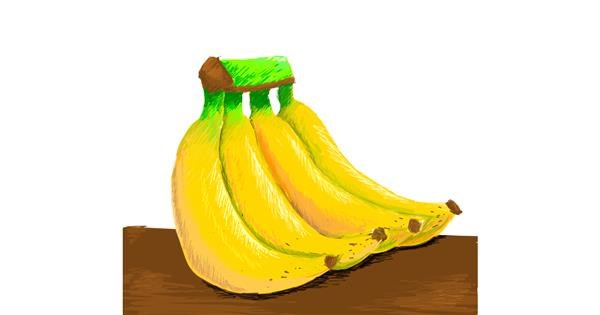 Banane Zeichnung von AlwaysN - Drawize Galerie!