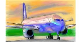 Flugzeug-Zeichnung von Herbert
