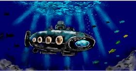 U-Boot-Zeichnung von Eclat de Lune