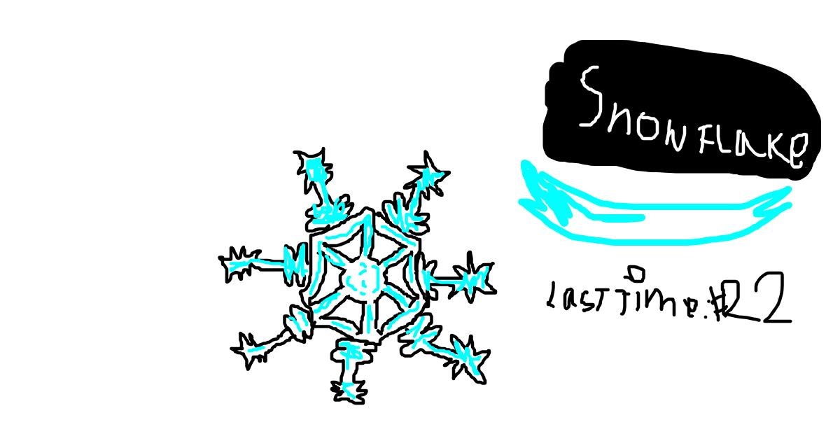 Snowflake Drawing By Emmaisnotintresetedand Draw And Guess Gallery