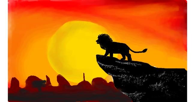 lion king sketch