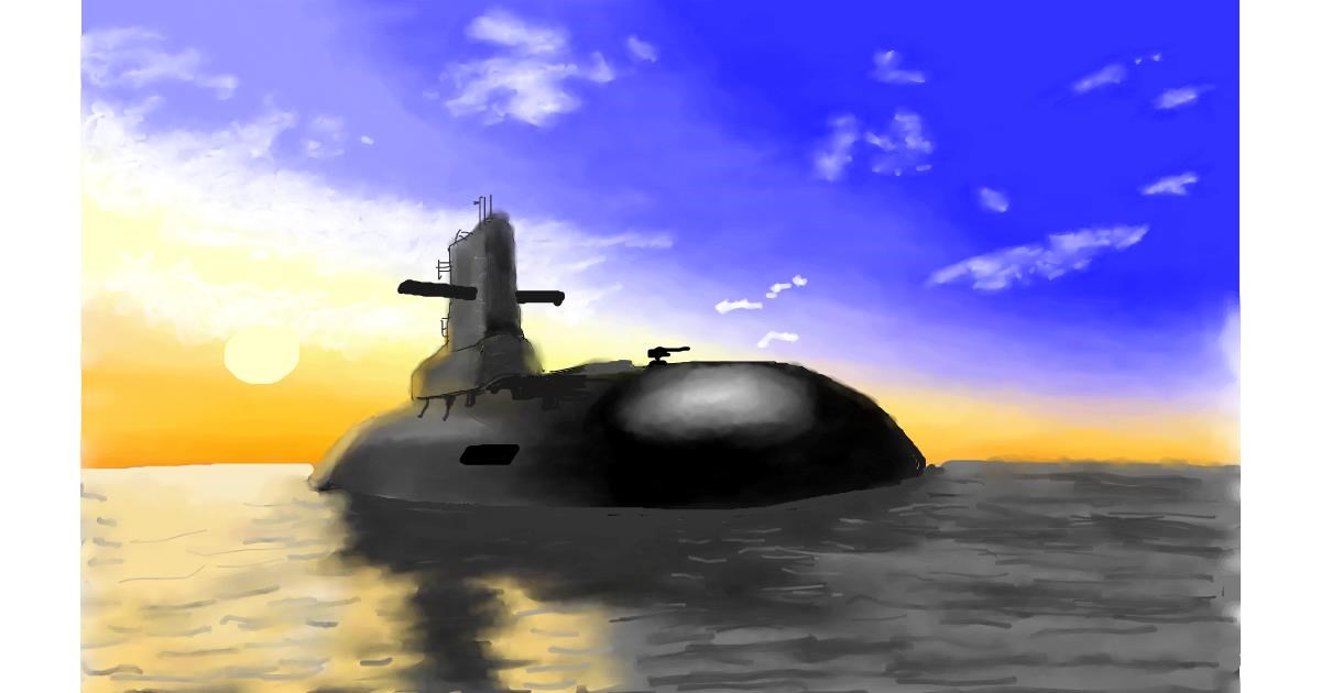 Drawing of Submarine by Humo de copal Drawize Gallery!