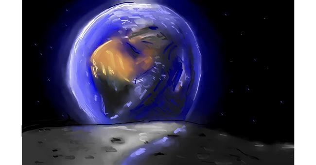 Drawing of Planet by Edgar