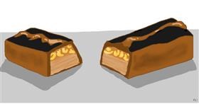 Drawing of Chocolate by Swimmer 