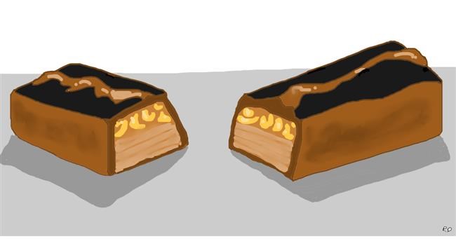 Drawing of Chocolate by Swimmer 