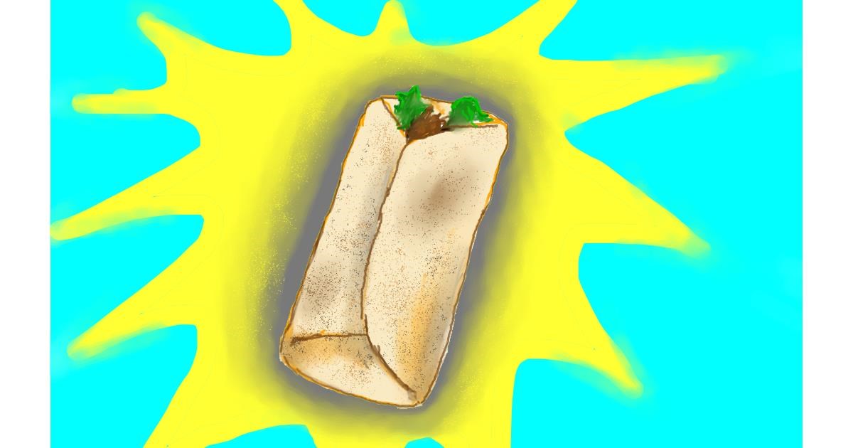 Burrito Drawing by tRay - Drawize Gallery!