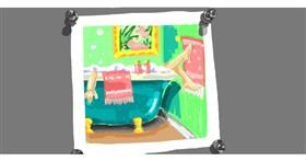 Drawing of Bathtub by chipichipi chapachapa