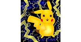 Drawing of Pikachu by MEL