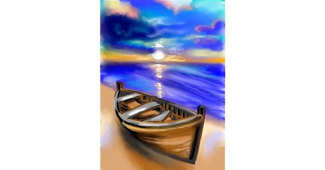 Drawing of Boat by ⋆su⋆vinci彡