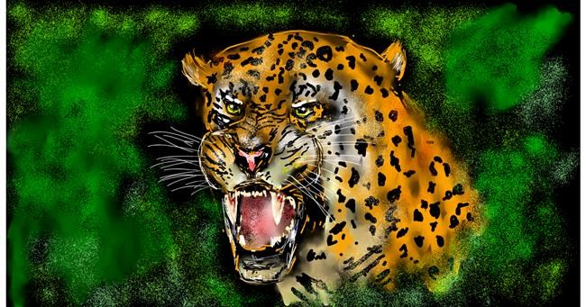 Drawing of Cheetah by Eclat de Lune