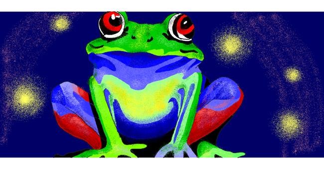 Drawing of Frog by chipichipi chapachapa