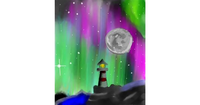 Drawing of Lighthouse by Jhonny