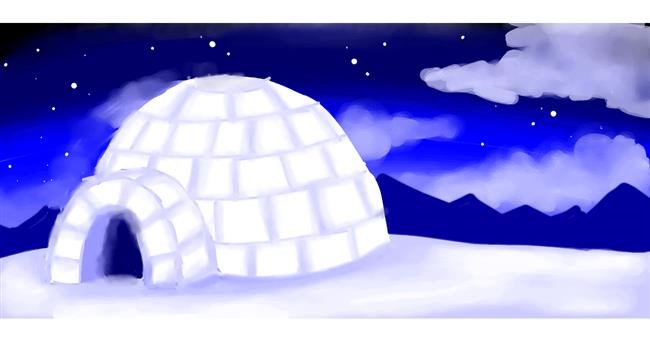 Drawing of Igloo by shamma