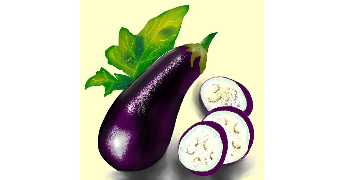 Drawing of Eggplant by Namie - Drawize Gallery!