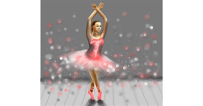 Drawing of Ballerina by Randi