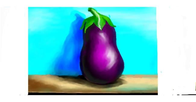 Drawing of Eggplant by DebbyLee