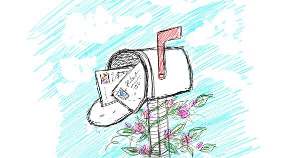 mailbox drawing