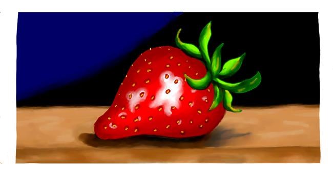 Drawing of Strawberry by DebbyLee