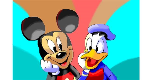 Drawing of Mickey Mouse by Herbert