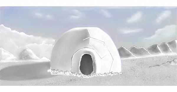 Drawing of Igloo by Chaching - Drawize Gallery!