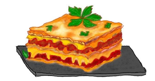 Drawing of Lasagna by InessA - Drawize Gallery!