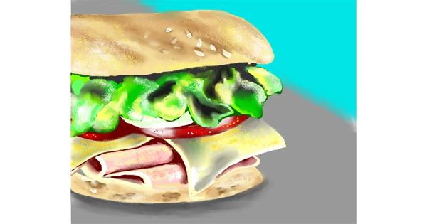  Sandwich Drawing - Gallery and How to Draw Videos 