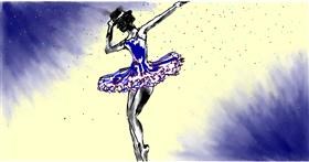 Drawing of Ballerina by Eclat de Lune