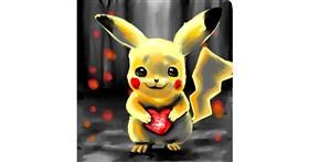 Drawing of Pikachu by Яandi