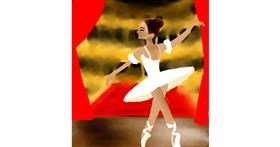 Drawing of Ballerina by MEL