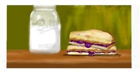 Drawing of Sandwich by DebbyLee