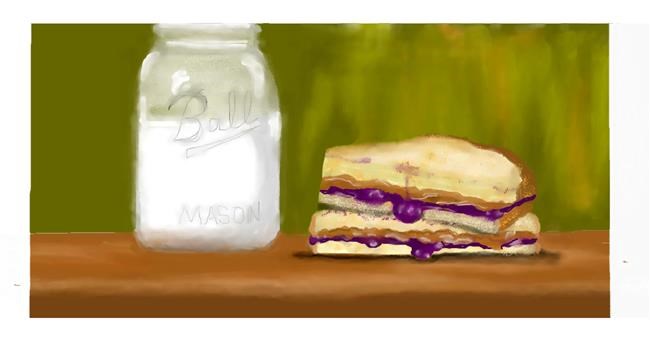 Drawing of Sandwich by DebbyLee