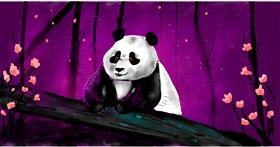 Drawing of Panda by Eclat de Lune