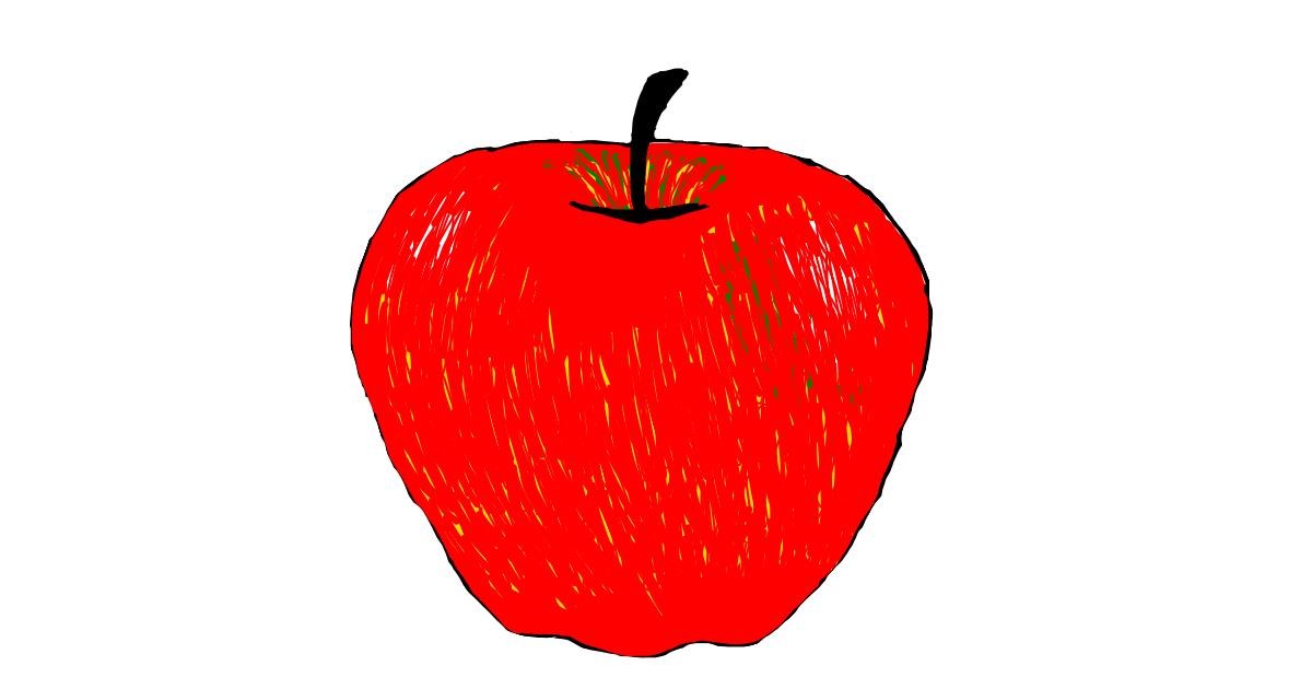 Apfel Zeichnung von Lilli - Drawize Galerie!