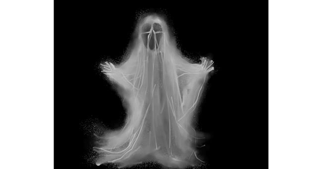 Drawing of Ghost by Pam