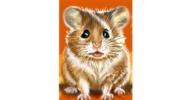 Drawing of hamster by ⋆su⋆vinci彡