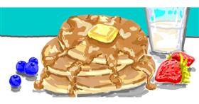 Drawing of Pancakes by chipichipi chapachapa