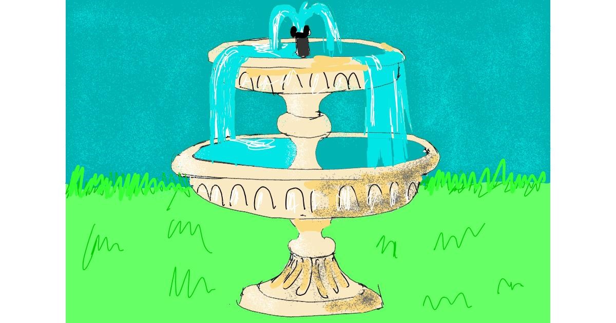 Drawing of Fountain by ThasMe13 - Drawize Gallery!